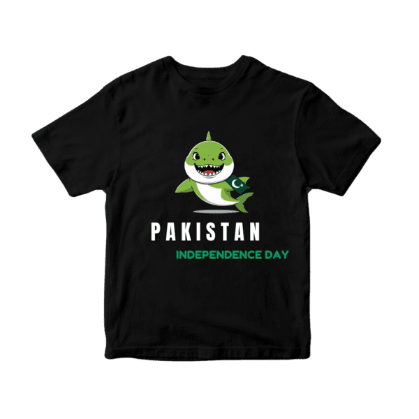 Baby Shark Independence day unisex Kids T-Shirt