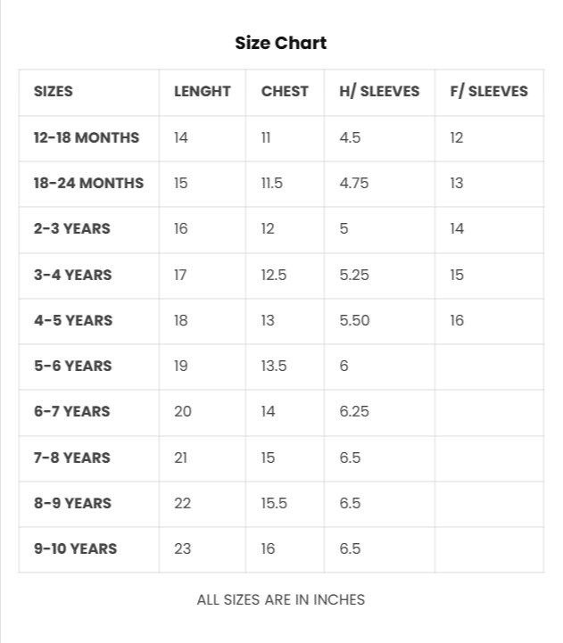 Size Guide